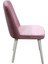 Sandalye ST GİYDİRME model Kayın RETRO Ayak Babyfac Pembe kumaş Parlak beyz papel 1