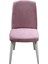Sandalye ST GİYDİRME model Kayın RETRO Ayak Babyfac Pembe kumaş Parlak beyz papel 2