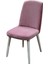 Sandalye ST GİYDİRME model Kayın RETRO Ayak Babyfac Pembe kumaş Parlak beyz papel 3