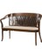 Sandalye ST 14195 Zus136-136 KAFES İKİLİ Bahçe-Balkon Tip Kayın RETRO Ayak ELYapm 1