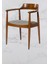 Sandalye 14220 ST Zus586-138 TAM EĞİK KOLÇAK Kayın14220 RETRO Ayk Ceviz KETEN kmş 5