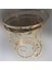 Zigon Zlf Halkalı Siyah Düz Temper Cam Tabla Metal Transmisyon Gold Kaplama El Yapım 3