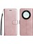 Kt Deri Serisi-2 Şok Geçirmez Telefon Kılıfı Onur X40 5g / X9A 5g / Magic5 Lite 5g, Pu Deri Flip Cüzdan Kapağı Düz ​​renk Manyetik Kapatma Stand Telefon Kabuğu Kayış (Yurt Dışından) 1