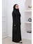 Tek Parça Namaz Elbisesi N2302 Siyah 2