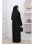 Tek Parça Namaz Elbisesi N2302 Siyah 5