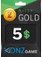 Gold 5 Usd Pin 1