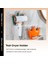 Saç Kurutma Makinesi Tutacağı Matkapsız Banyo Askısı (Yurt Dışından) 2