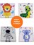 Woodylife Ilk Puzzlem Bebek Zebra Tırtıl Koala ve Aslan 4 Lü 4 Parça Puzzle Yapboz Eğitici Çocuk Oyuncak 1