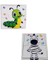 Woodylife Ilk Puzzlem Bebek Zebra Tırtıl Koala ve Aslan 4 Lü 4 Parça Puzzle Yapboz Eğitici Çocuk Oyuncak 3