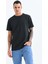 Erkek Antrasit Bisiklet Yaka Waffle Kumaş T-Shirt 4