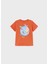 Erkek Bebek Baskılı T-Shirt Turuncu 1019 3