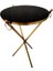 Brc Küpe Zigon Model Sehpa Metal Bakır Eskitme Gold Renk Ayak Kırılmaz Cam Tabla El Yapımı 1