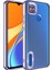 Xiaomi Redmi 10A Kılıf Köşeleri Renkli Şeffaf Kamera Korumalı Silikon Kapak 4