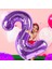 2 Iki Rakam Mor Folyo Balon 32"-34" Inc 80 cm 2
