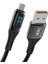 K681 Dijital Göstergeli USB - Type-C 66W Data ve Şarj Kablosu 1mt 5A 2