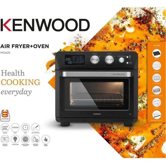 Kenwood Air Fryer Fırın MOA25.600BK Fiyatı Taksit Seçenekleri