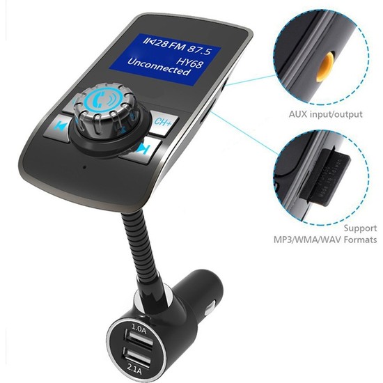 Zunhai Araba Bluetooth Alıcı Çağrı Ekranı (Yurt Dışından) Fiyatı