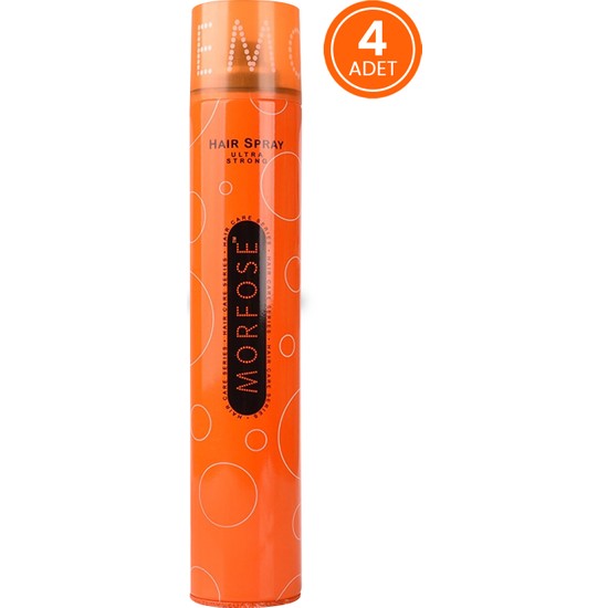 Morfose Turuncu Sprey 400 ml x 4 Adet