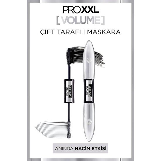 L'oréal Paris Pro Xxl Volume Çift Taraflı Maskara - Hacim Etkisi