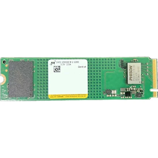 Micron 2450 256GB M.2 Nvme SSD