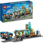 LEGO 60335 City Tren İstasyonu Hediyelik Oyuncak Seti Yaratıcı Bloklar