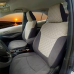 SM OTO KILIF SMR Tay Tüyü Oto Koltuk Kılıfı Toyota Corolla 2019 ve Üzeri Uyumlu Füme Renkli Şık Tasarım