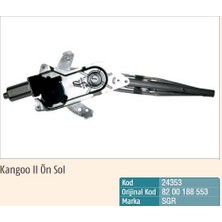 SGR Cam Krikosu Ön Sol Motorlu Renault Kangoo 2 Sgr 24353