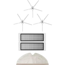 Roborge Roborock S5 Max Robot Süpürge Uyumlu 6'lı Yedek Parça Seti