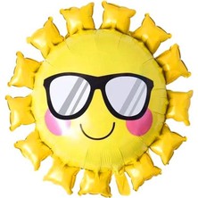 Parti Adresi Gözlüklü Güneş Folyo Balon 79x79 Cm