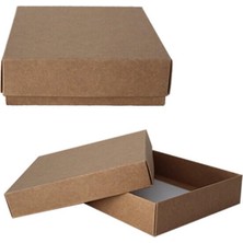 Kraft Kutu Karton Hediye Kutusu 32X32X6 Cm