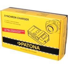 Patona Senkron LCD Ekranlı USB Şarj Cihazı Canon Lp-E6 Için