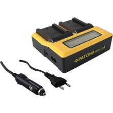 Patona Ikili LCD Ekranlı USB Şarj Aleti Sony NP-FZ100 Için