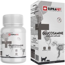 Supravet Kedi ve Köpek  Sağlığı Glukozamin Tablet+Vitamin C 75 Tablet