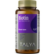 Talya Biotin İçeren Takviye Edici Gıda, 60 Kapsül