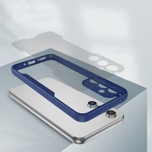 Case 4U Samsung Galaxy A14 Uyumlu Kılıf Kamera Korumalı Ultra Ince Buzlu Mat Renkli Parfe Silikon Kapak Koyu Yeşil