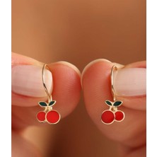 ÇGK KUYUMCULUK Kiraz Çocuk Küpesi CGKKP0020