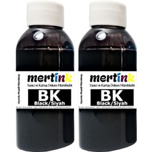 Mertink Hp Deskjet 2630 2632 2620 Yazıcı Uyumlu 304 Kartuş Dolum Seti 2X100ML Siyah Mürekkep