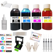 Mertink Hp F2187 F2188 F2200 (21 22) Kartuş Dolum Seti  4X100ML 4 Renkli Mürekkep
