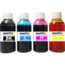 Mertink Canon PG-545 CL-546 Uyumlu Kartuş Dolum Seti 4X100ML 4 Renkli Mürekkep