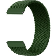 Microcase Huawei Watch Gt2 Pro 46MM Için 155 mm Esnek Hasır Örgü Kordon Kayış - KY35