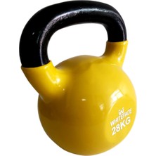 Whiteface Kettlebell(Çaydanlık Tipi Dambıl) 28 kg (Sarı-Siyah)