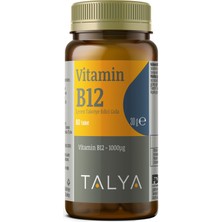 Talya Vitamin B12 İçeren Takviye Edici Gıda, 1000 Mg, 60 Tablet