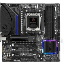 Asrock B650M Pg Riptide - Amd B650 6200+MHZ(OC) Ddr5, 2.5g Gaming Lan, Blazing Gen5 M.2, Soket Am5 Matx Anakart (ASRB650M-PGRPTD)