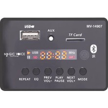 Opkon Magicvoice MV-14907 Usb/sd/mıc/aux/bluetooth Kumandalı Ekranlı Oto Teyp Çevirici Dijital Player Board