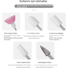 Tırnak Öğütücü Mini Taşınabilir Kalem Pil Elektrikli Öğütücü Peeling Tırnak Öğütücü (Yurt Dışından)