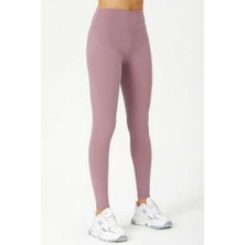 Komten Kadın Yüksek Bel Toparlayıcı Sıkılaştırıcı Beli Lastikli Fitilli Full Likra Spor Tayt