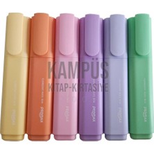 Penmax Fosforlu Işaretleme Kalemi Pastel Renkler 6'lı Set