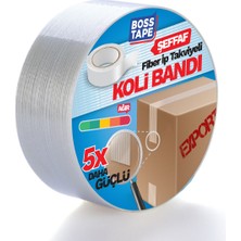 Boss Tape İp Takviyeli Çok Güçlü Koli Bandı 50mmx25mt