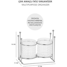 Okyanus Home Krom Çok Amaçlı İkili Organizer