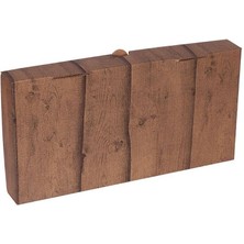 Ahşap Baskılı Küçük Pide Kutusu 23X14X4 cm - 200 Adet